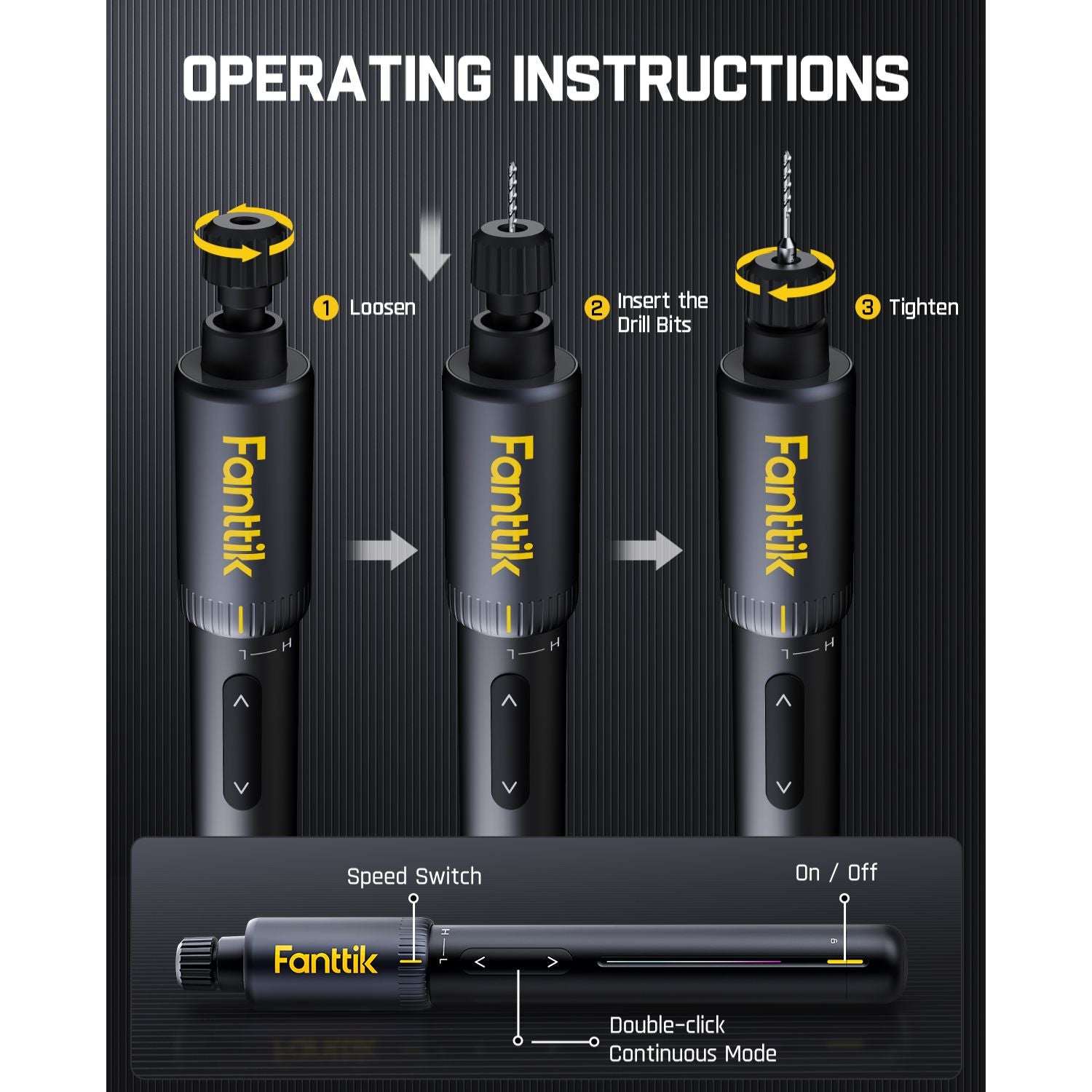 fanttik-k2-nano-3-7v-precision-power-drill image 4