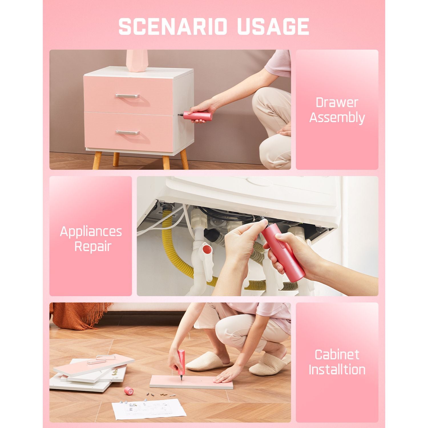 fanttik-s1-capsule-cordless-screwdriver-pink image 2
