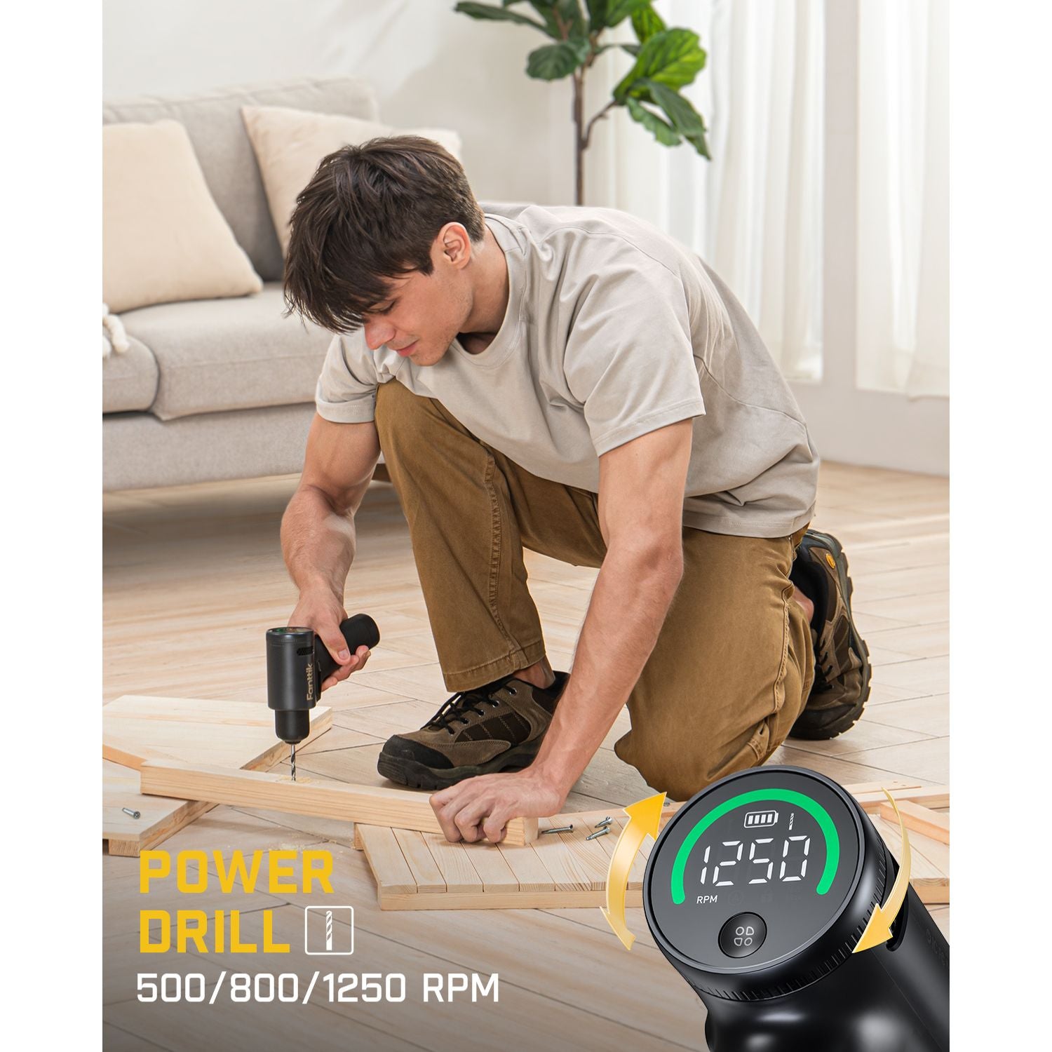 fanttik-k2-ultra-7-4v-cordless-power-drill-for-home-diy image 4
