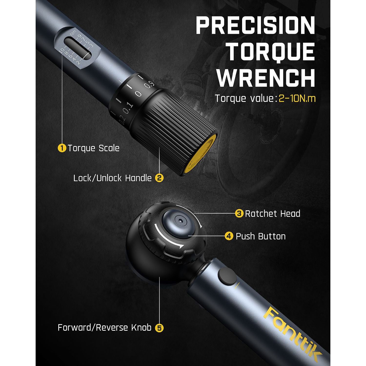 fanttik-wb10-nova-1-4-inch-drive-click-torque-wrench-set image 5