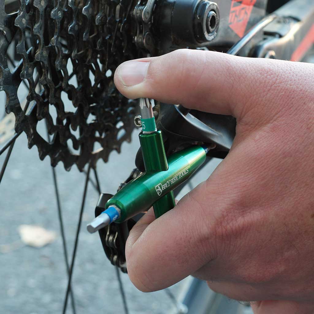 abbey-bike-tools-4-way-multi-tool-green-anodized-precision-bit-driver image 5
