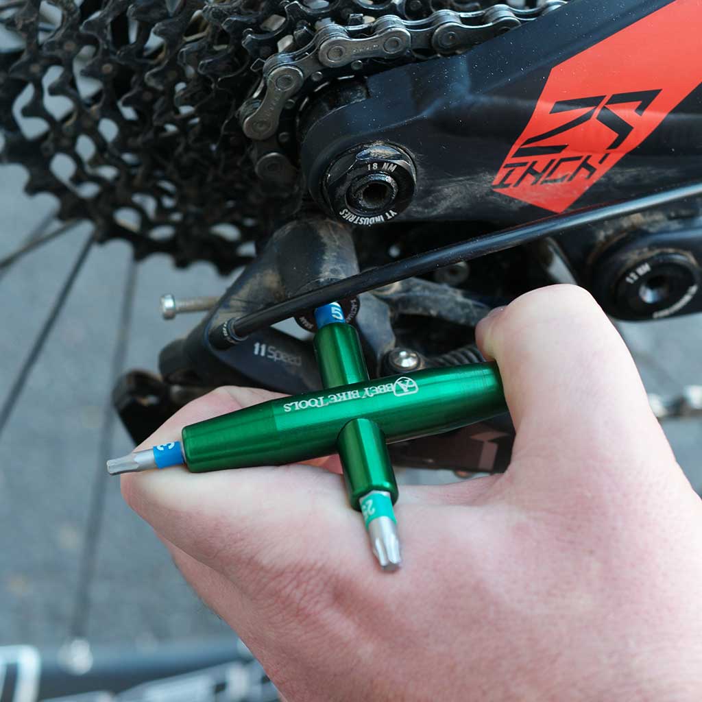 abbey-bike-tools-4-way-multi-tool-green-anodized-precision-bit-driver image 2