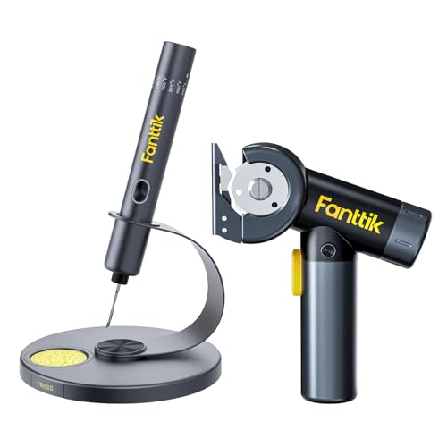 fanttik-t1-max-soldering-iron-kit-c8-nano-cordless-electric-scissors-with-led-di image 8