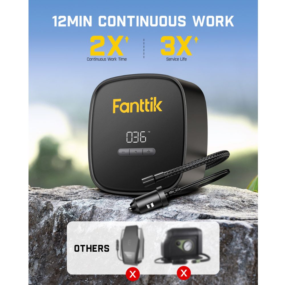 fanttik-x9-se-tire-inflator-portable-air-compressor-with-digital-display image 5