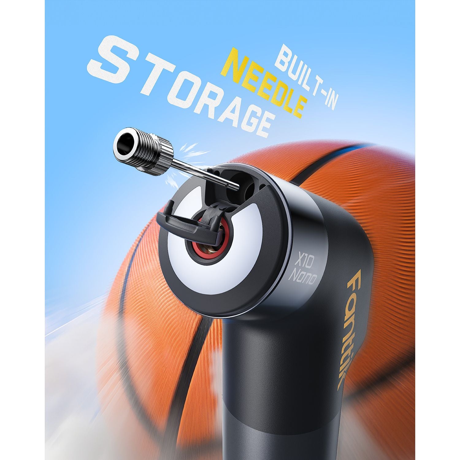 fanttik-x10-nano-electric-ball-pump-cordless-compact-inflator-for-balls-bikes-ti image 6