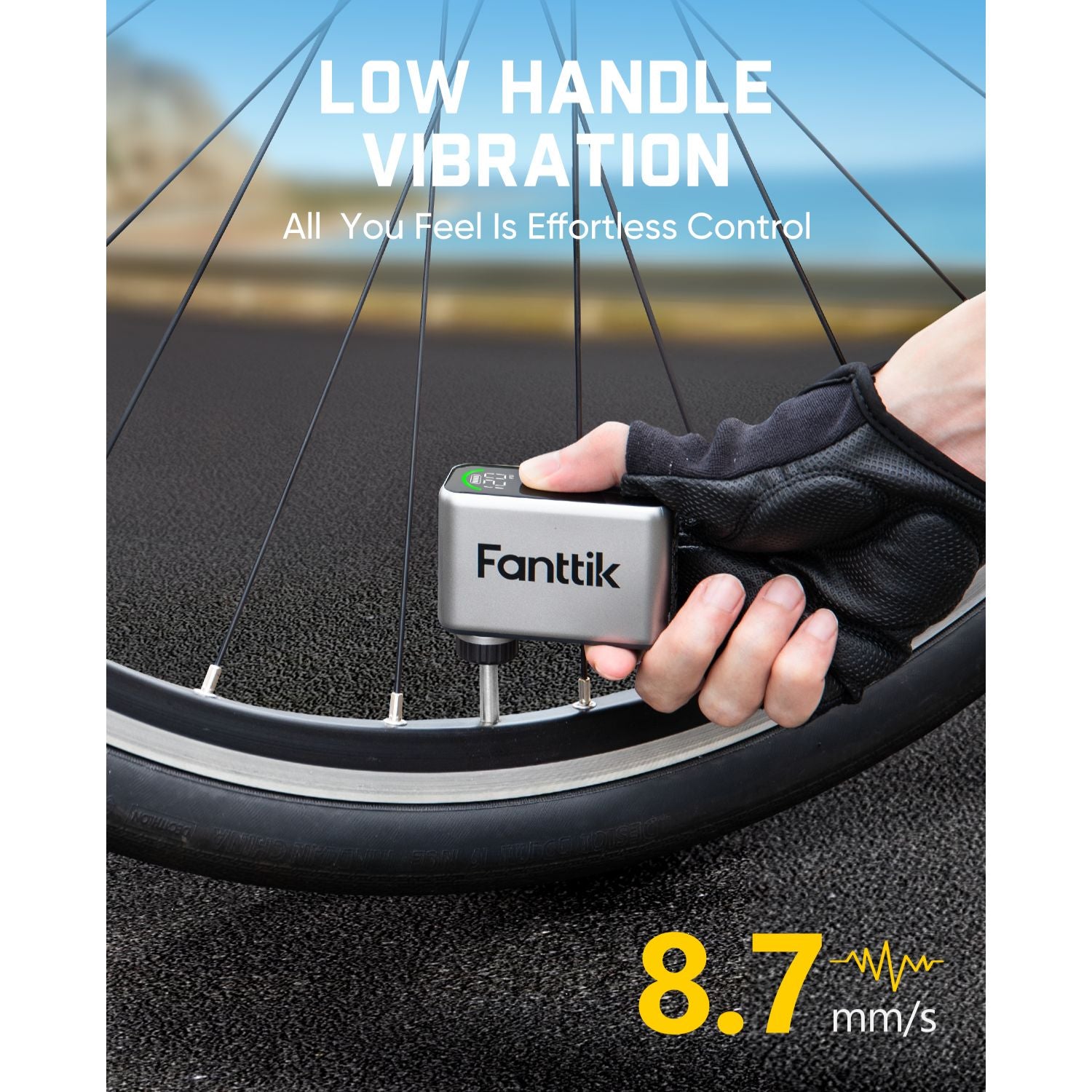 fanttik-x10-ace-tiny-bike-pump-cordless-electric-inflator-for-road-mountain-bike image 8