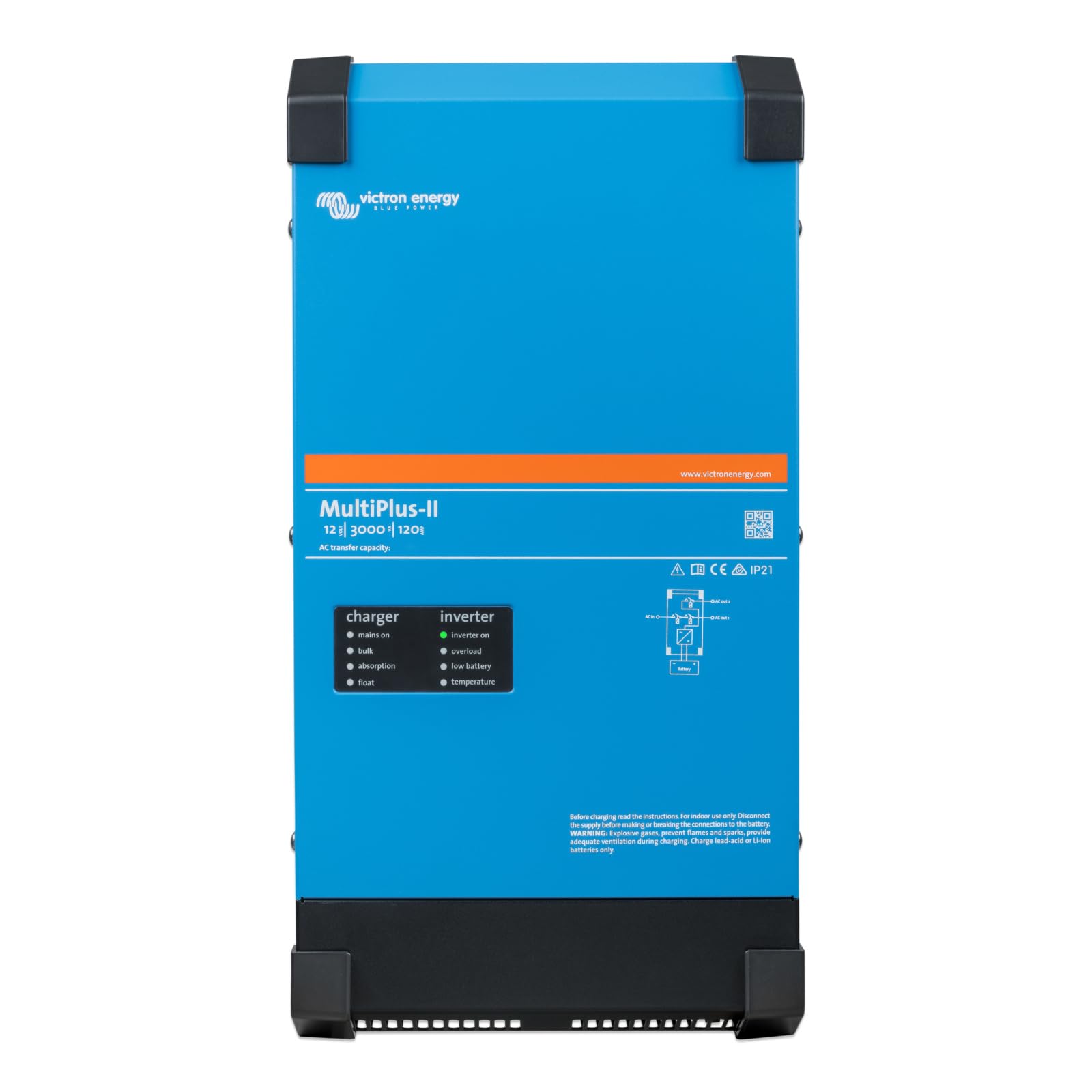 victron-energy-multiplus-ii-12-3000-120-3000va-pure-sine-wave-inverter-charger-w image 1