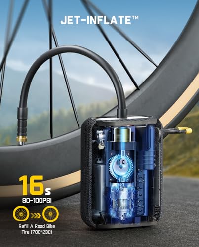 fanttik-x8-ace-bike-pump-150psi-portable-cordless-tire-inflator-with-auto-stop-p image 8