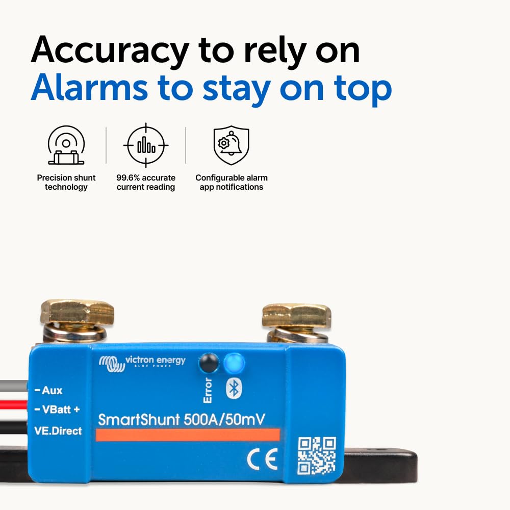 victron-energy-smart-battery-shunt-ip65-bluetooth-battery-monitor-500a-6-5v-70v image 4