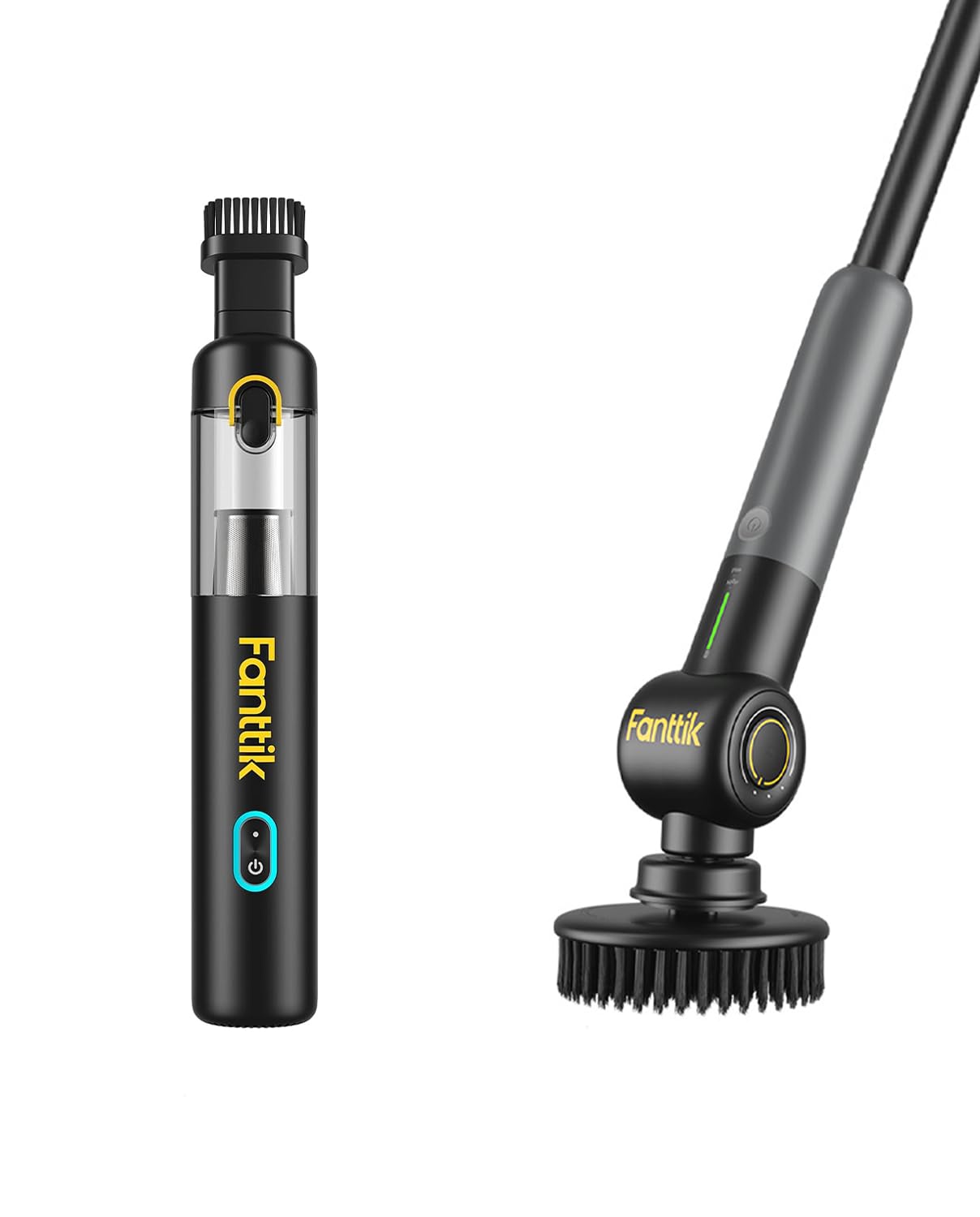 fanttik-slim-v8-mate-cordless-car-vacuum-g9-pro-electric-scrubber-bundle image 1