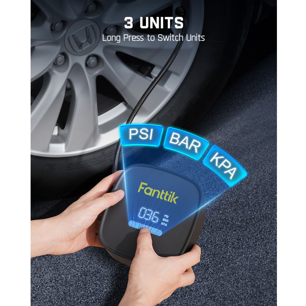 fanttik-x9-se-tire-inflator-portable-air-compressor-with-digital-display image 7