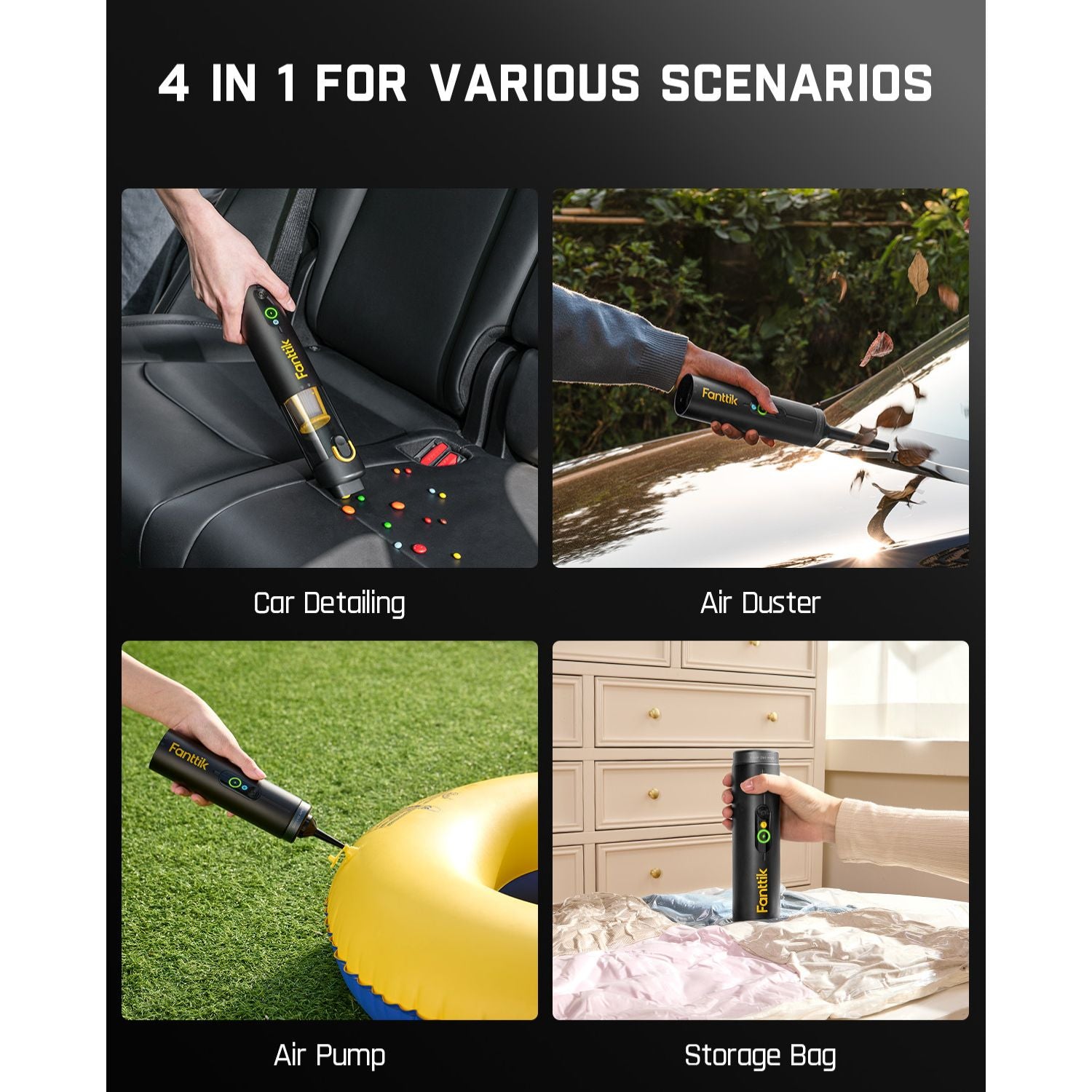 fanttik-slim-v10-apex-cordless-car-vacuum image 3