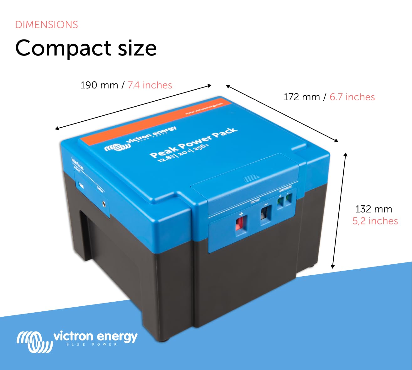 victron-energy-peak-power-pack-12-8v-20ah-256wh-lifepo4-battery-rv-caravan image 4