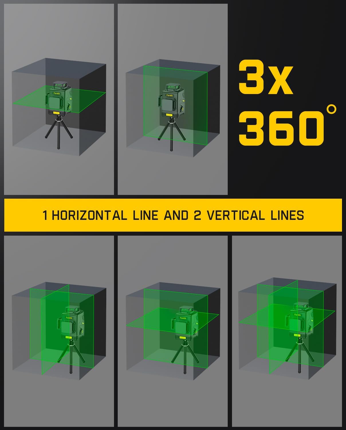 fanttik-d12-plus-3-360-green-laser-level-self-leveling-3d-cross-line-with-5200-m image 5