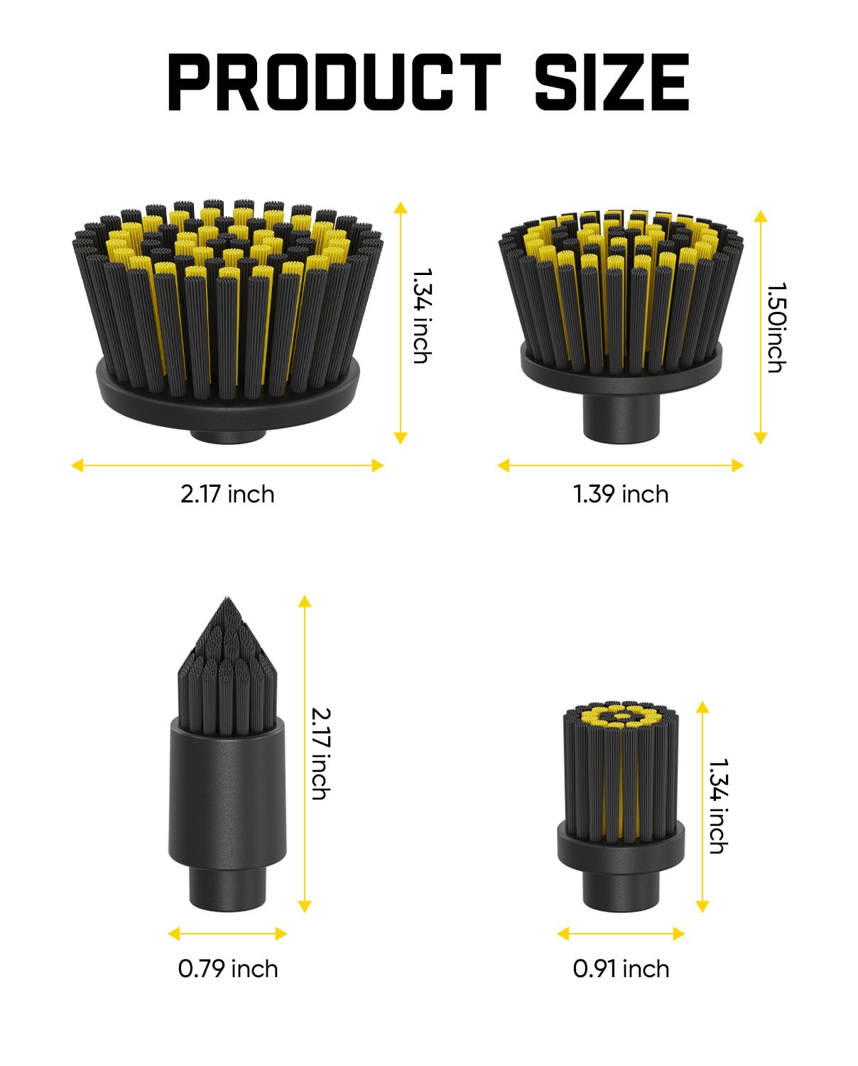 fanttik-4-piece-replacement-brush-heads-for-flip-g10-nano-homecare-cordless-elec image 3