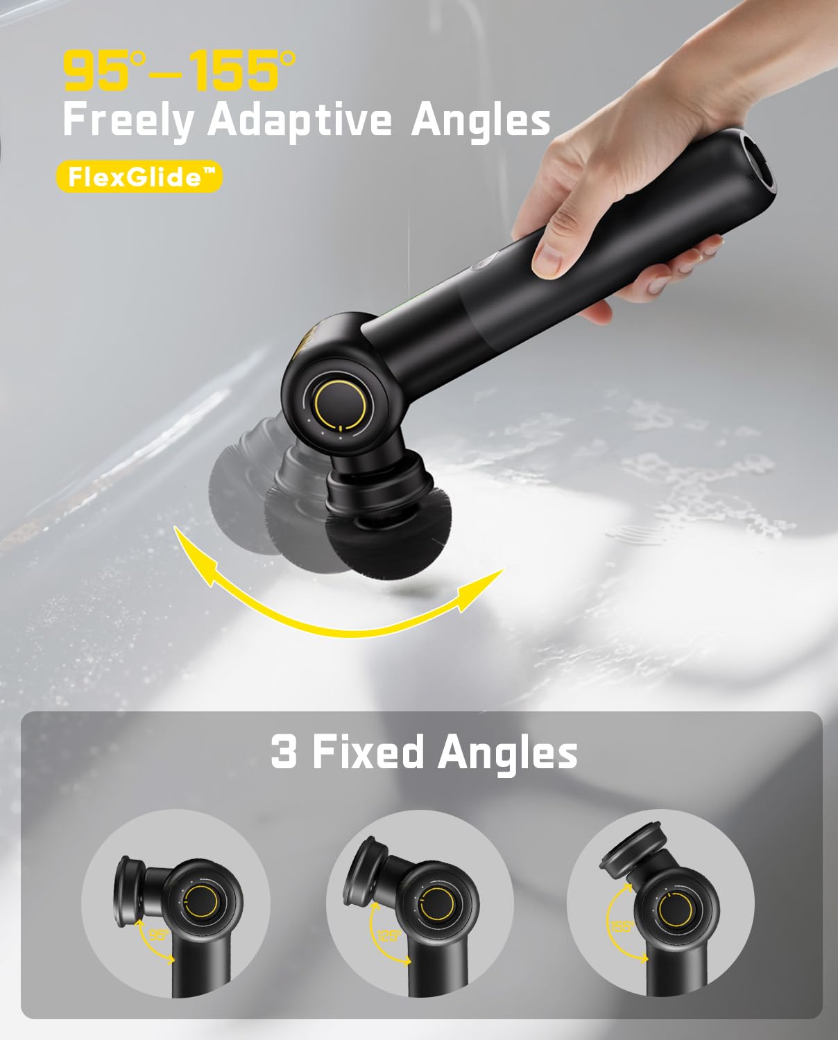 fanttik-flip-g9-pro-electric-scrubber-with-4-replacement-pads-dual-speed-flexgli image 2
