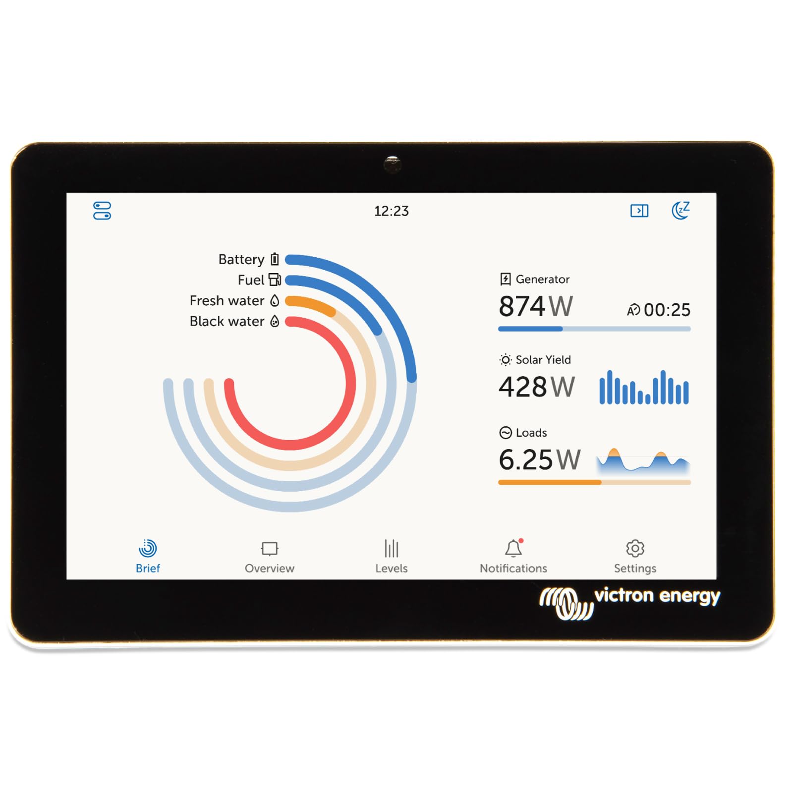 victron-energy-gx-touch-50-display-screen-for-cerbo-gx-5-inch-waterproof-touchsc image 5