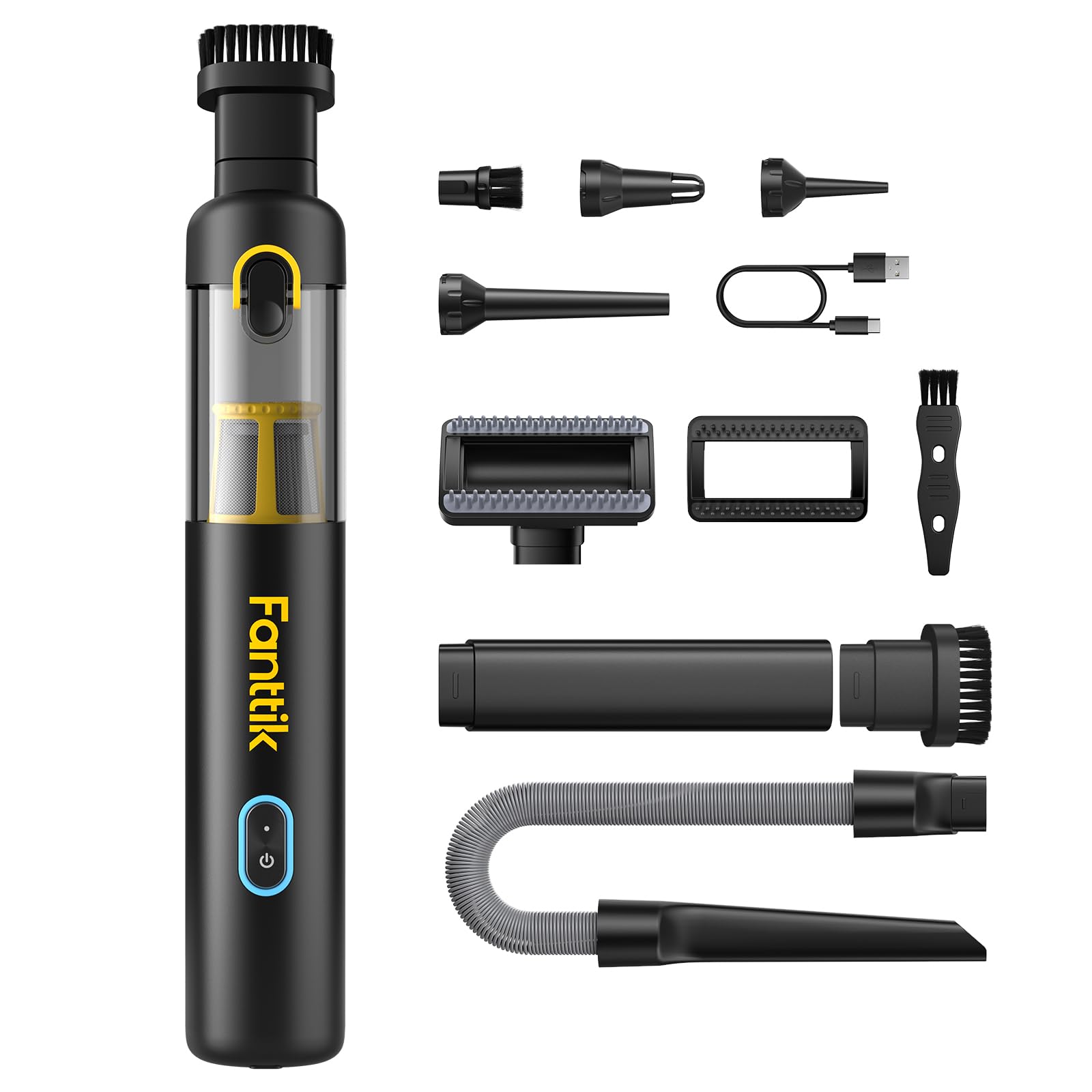 fanttik-slim-v8-apex-4-in-1-portable-mini-cordless-car-vacuum-19000pa-suction-ty image 1
