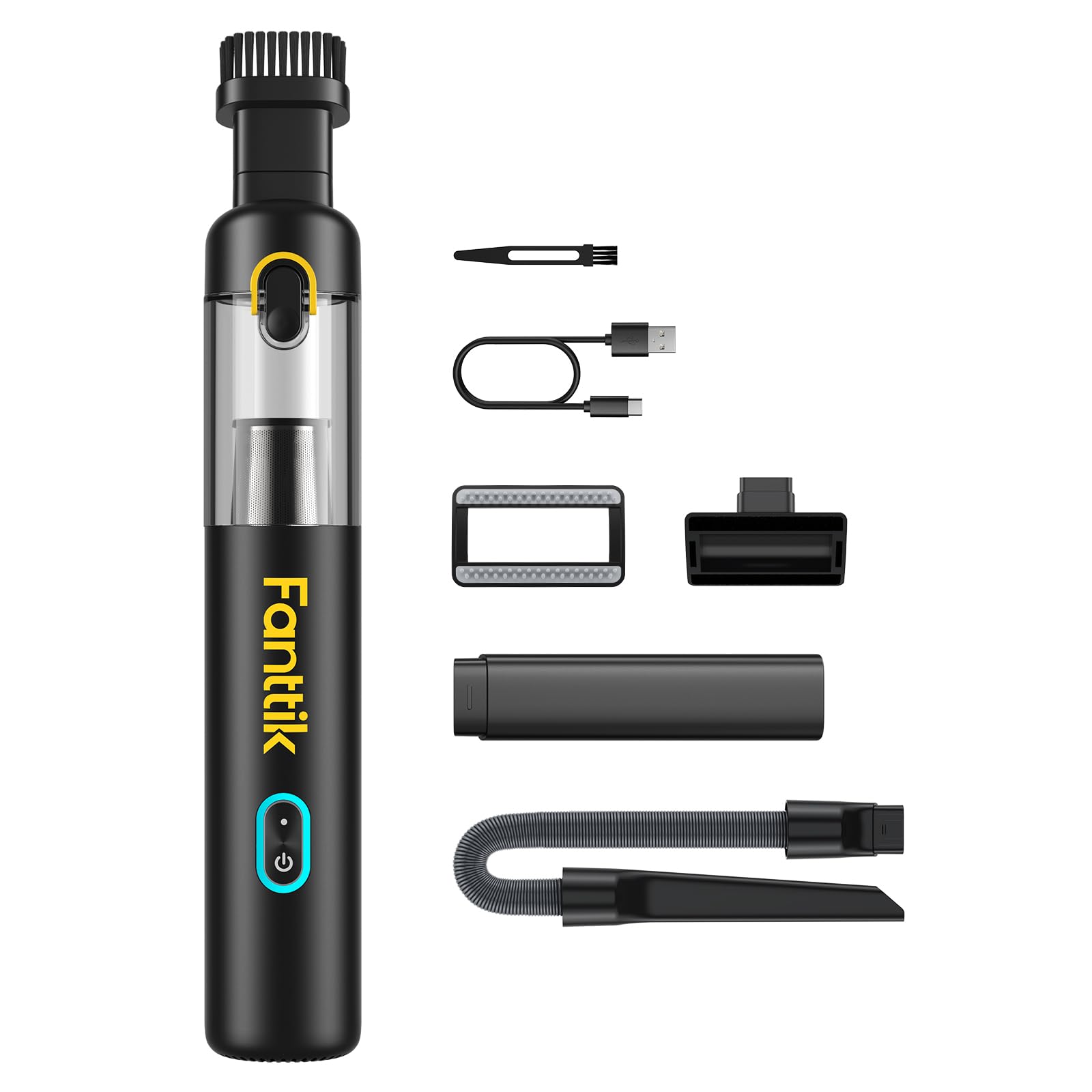 fanttik-slim-v8-mate-cordless-car-vacuum-12000pa-suction-portable-type-c image 1