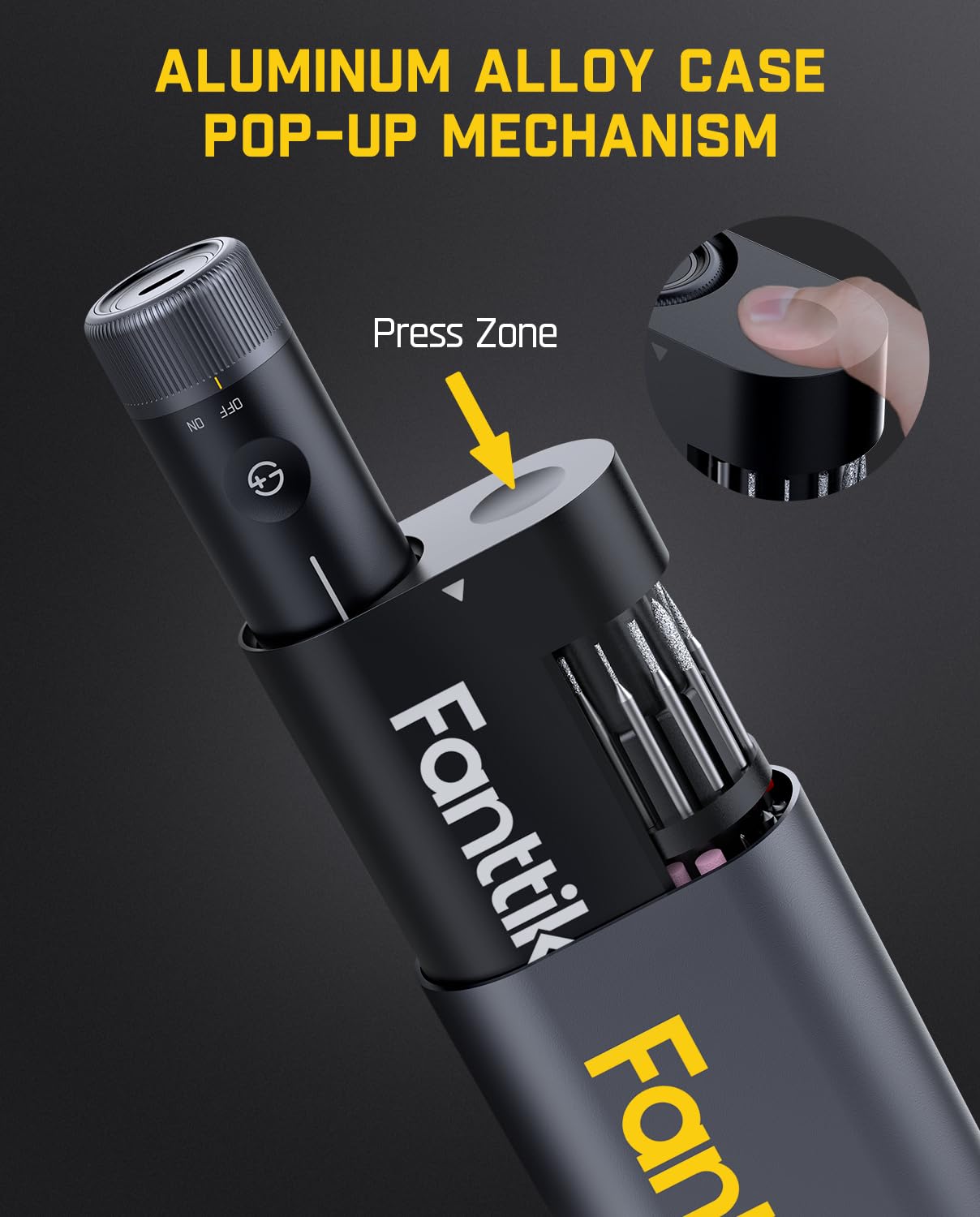 fanttik-f2-pro-cordless-rotary-tool-kit-5-variable-speeds-up-to-25000-rpm-55-acc image 4