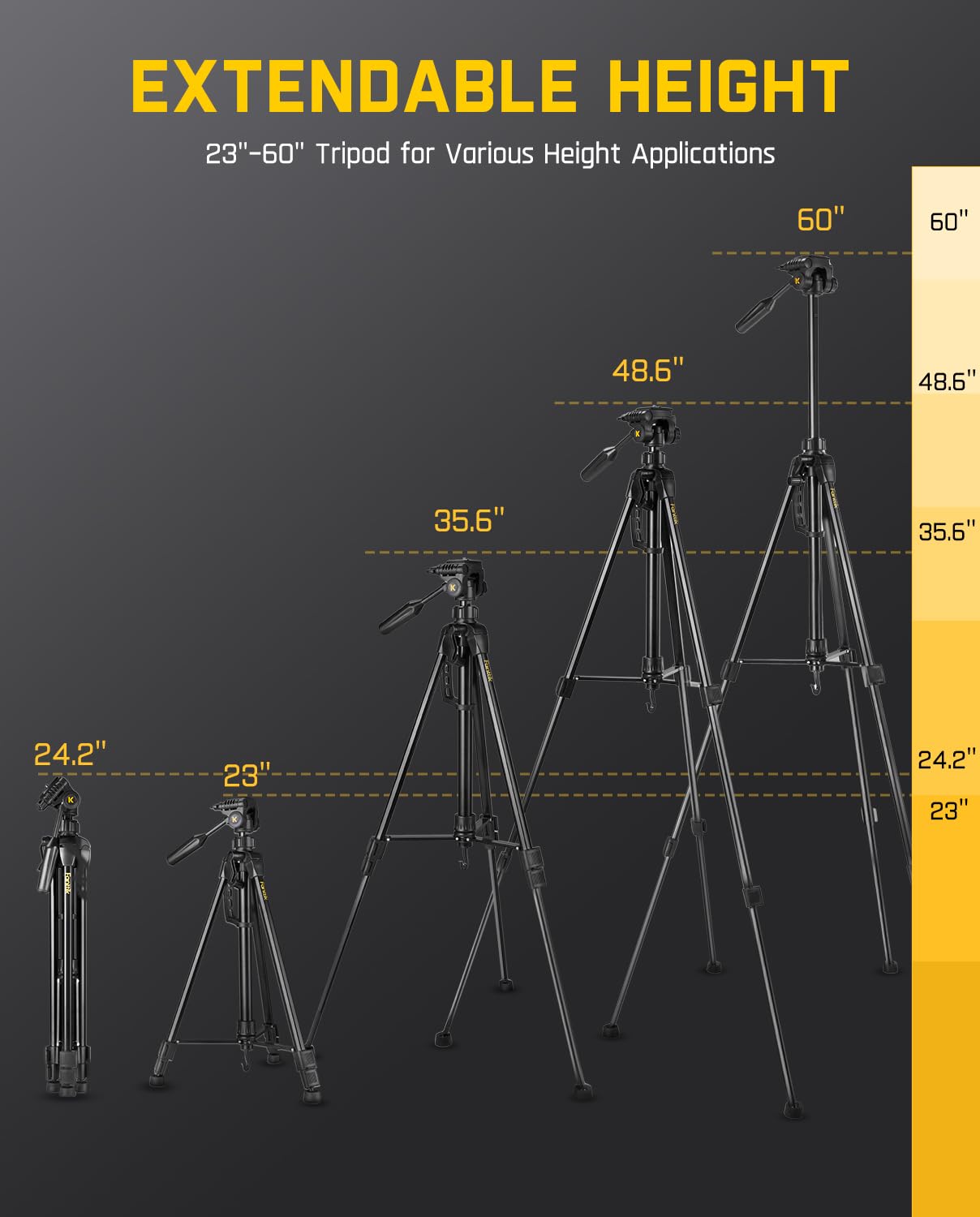 fanttik-dt1-tripod-for-laser-levels-and-measurement-tools-with-3-way-head image 2