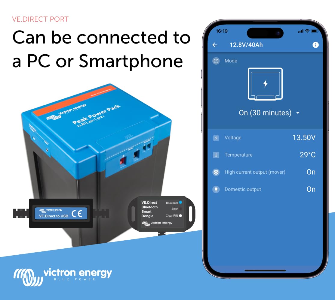 victron-energy-peak-power-pack-12-8v-40ah-512wh-caravan-mover-lifepo4-battery-wi image 2