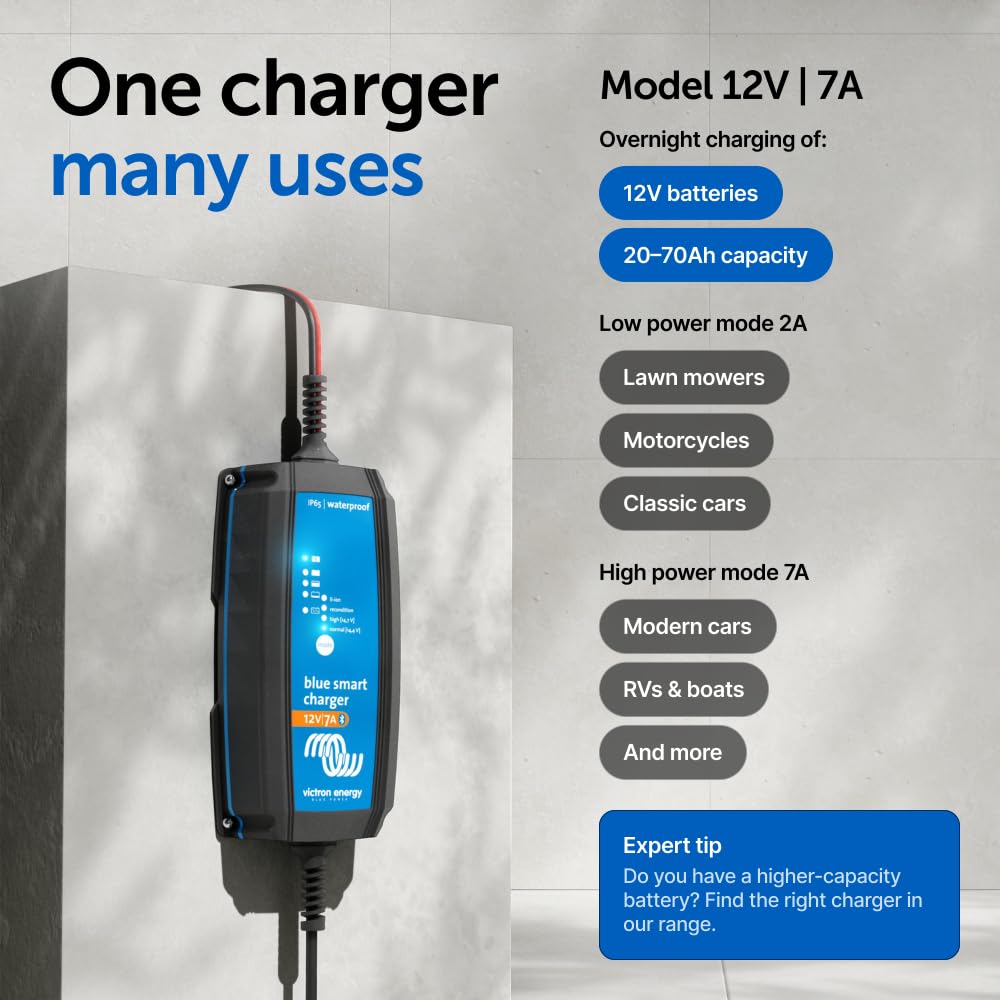 victron-energy-blue-smart-ip65-12v-7a-smart-battery-charger-float-trickle-charge image 6