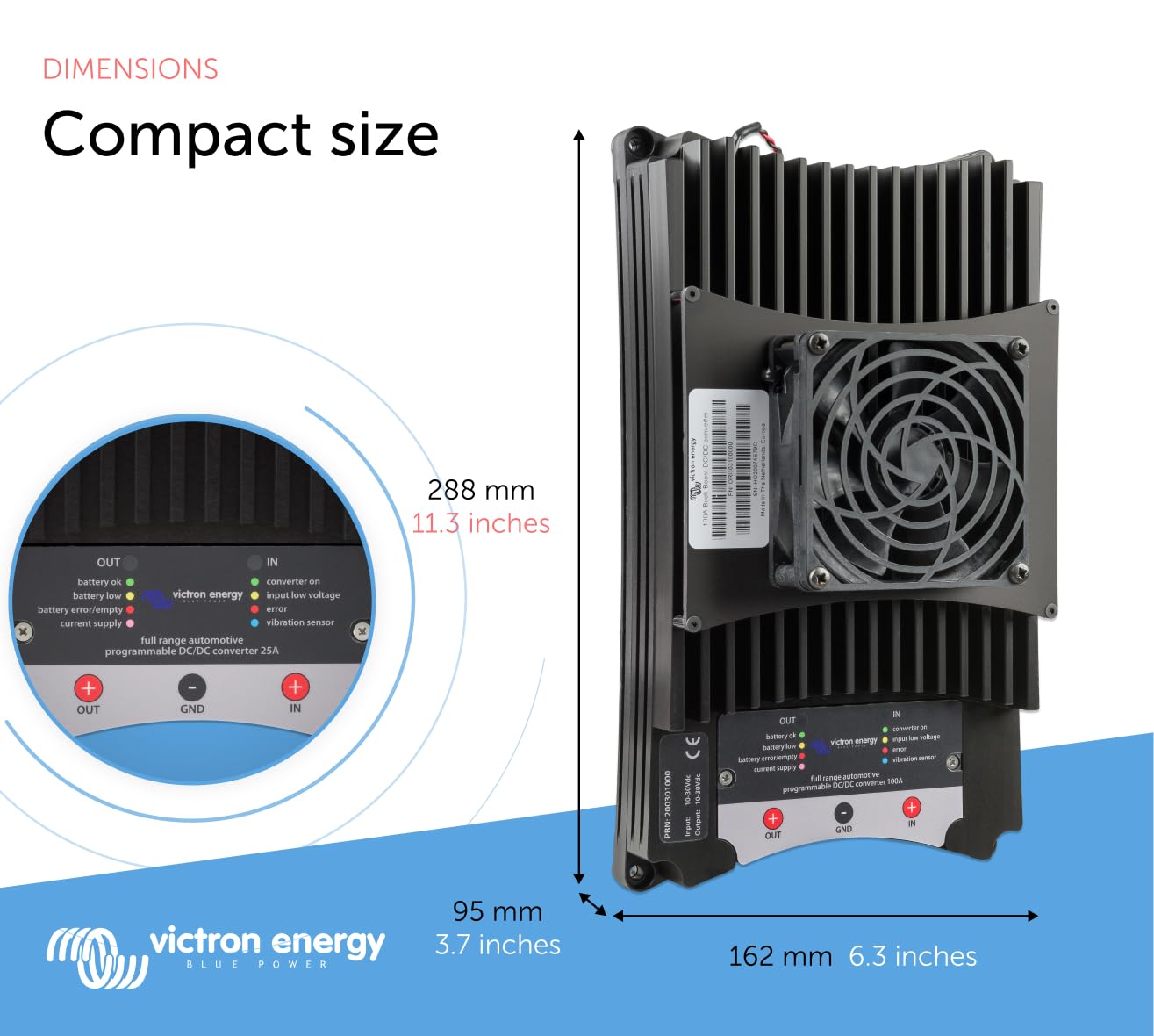 victron-energy-buck-boost-dc-dc-converter-25a-12v-24v-auxiliary-battery-charger image 3
