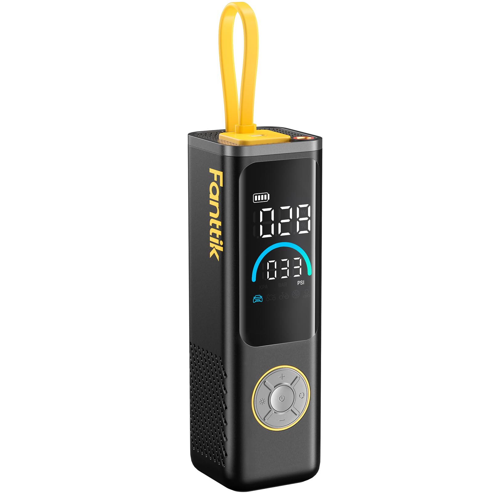 fanttik-x9-apex-portable-air-compressor-35s-fast-inflation-150psi-cordless-tire- image 1