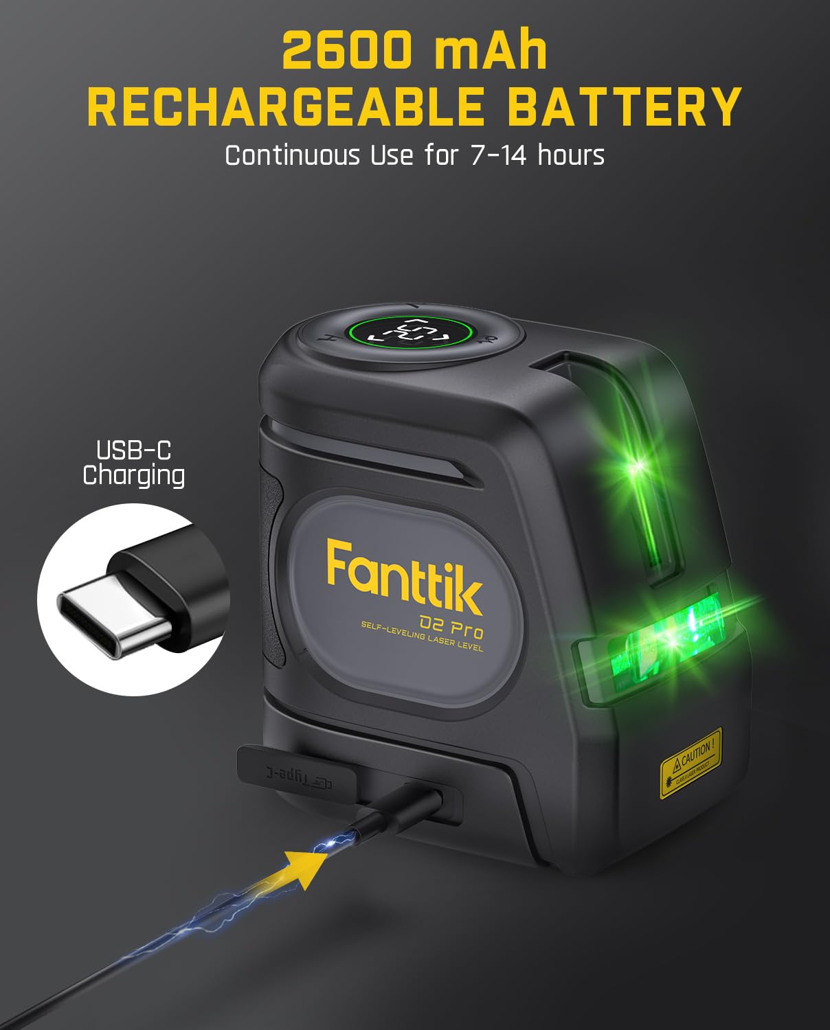 fanttik-d2-pro-self-leveling-laser-level-with-led-screen-200-ft-outdoor-green-cr image 4