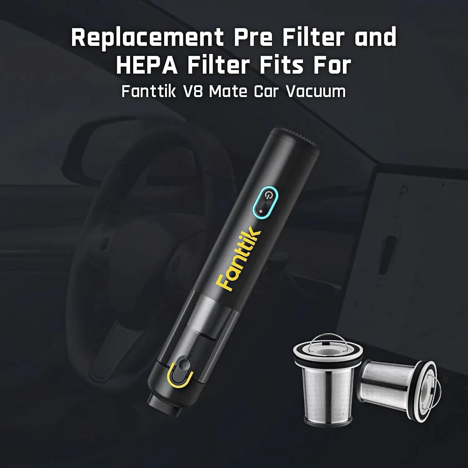 fanttik-replacement-pre-filter-and-hepa-filter-2-pack-for-v8-mate-v8-apex-car-va image 6