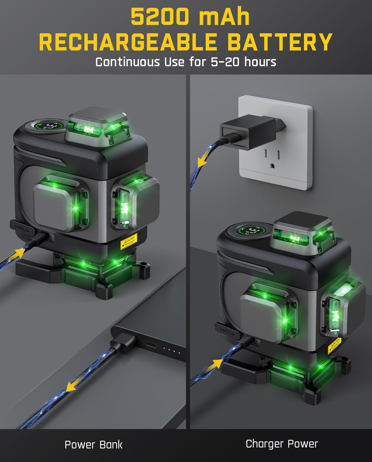 fanttik-d16-apex-professional-laser-level-4-x-360-green-beam-self-leveling-led-s image 5