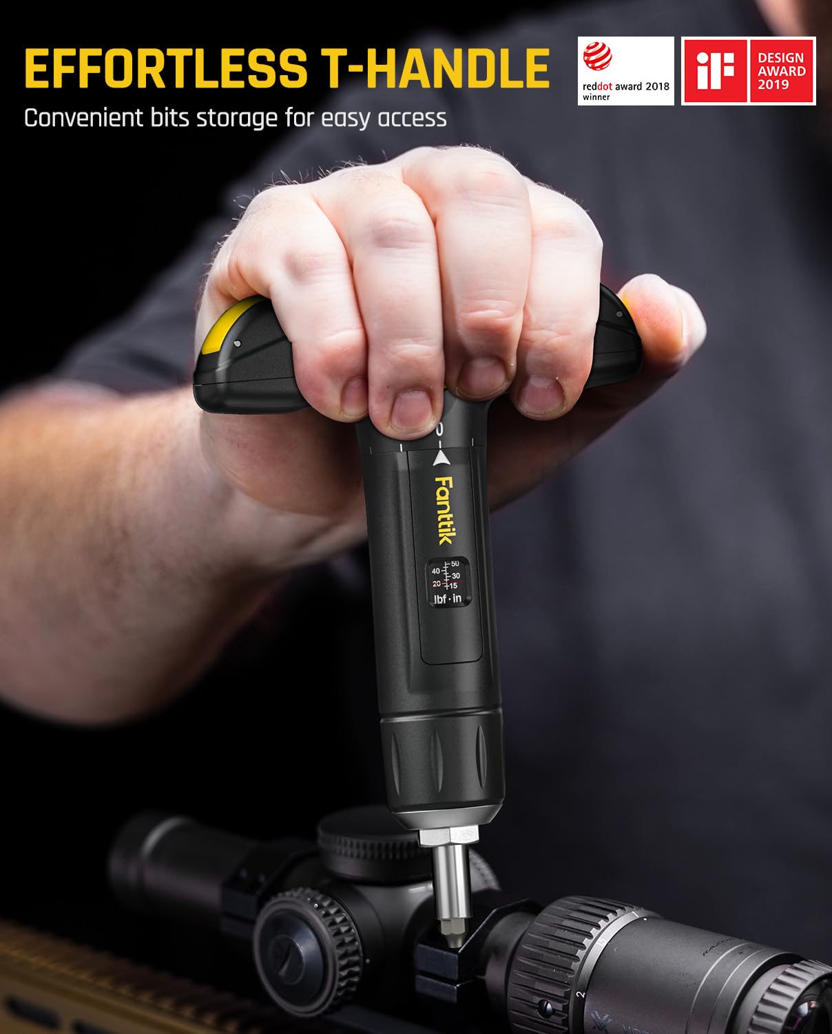 fanttik-ts2-pro-torque-screwdriver-wrench-set-t-handle-12-pcs-s2-steel-bits-1-4- image 3