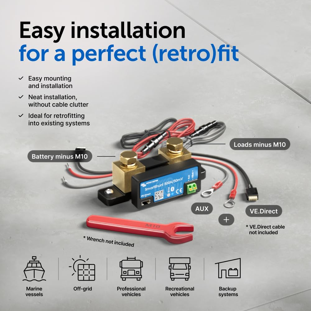 victron-energy-smart-shunt-500a-battery-monitor-with-bluetooth-smartshunt-for-6- image 6