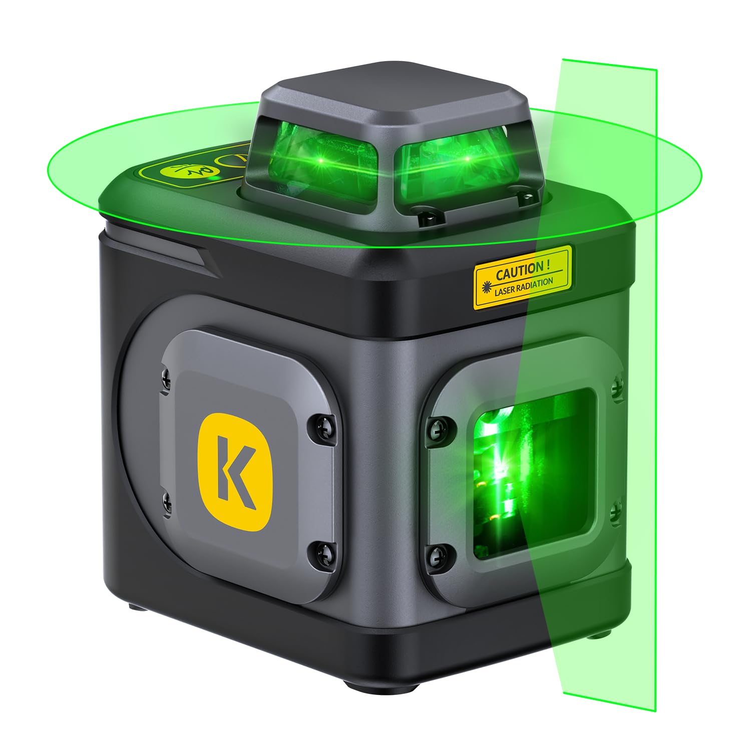 fanntik-d5-laser-level-360-self-leveling-green-cross-line-laser-with-100ft-range image 1