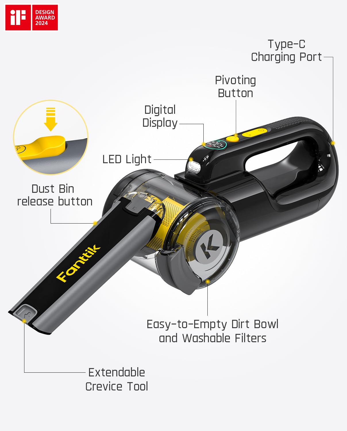 fanttik-fold-v10-apex-pivot-car-vacuum-17000pa-50aw-cordless-hand-vac-2-5h-fast- image 8