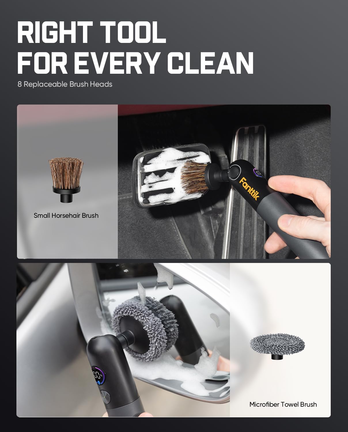 fanttik-flip-g10-nano-autocare-cordless-electric-car-detailing-brush-dual-speed- image 7