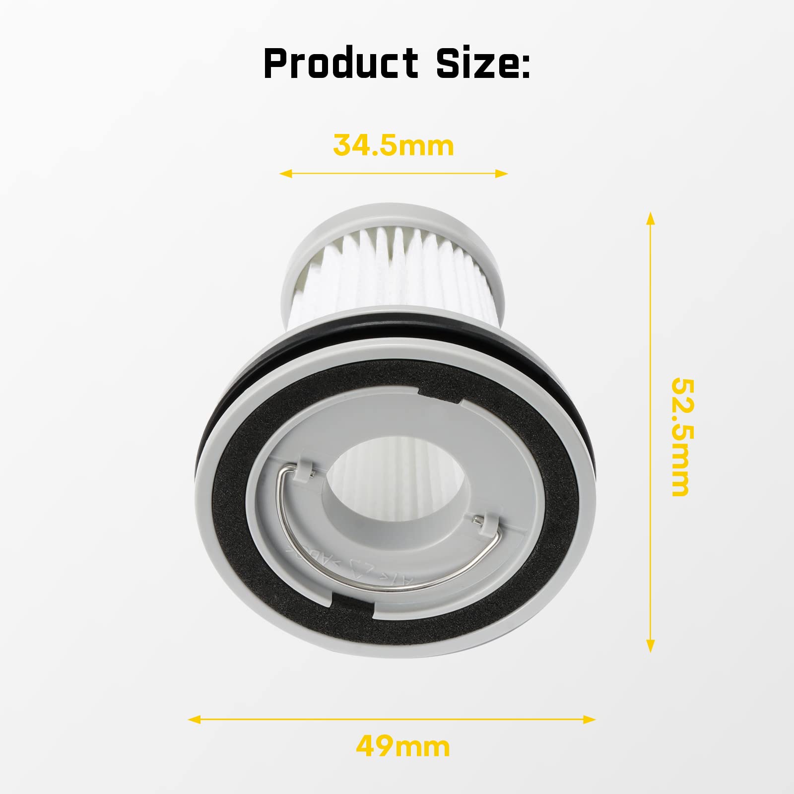fanttik-2-pack-replacement-hepa-filter-washable-and-reusable-for-v8-mate-v8-apex image 2