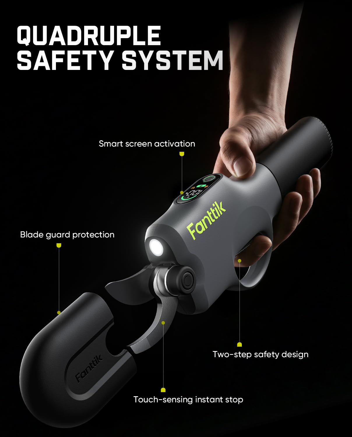 fanttik-y10-pro-cordless-electric-pruning-shears-with-brushless-motor-led-displa image 4