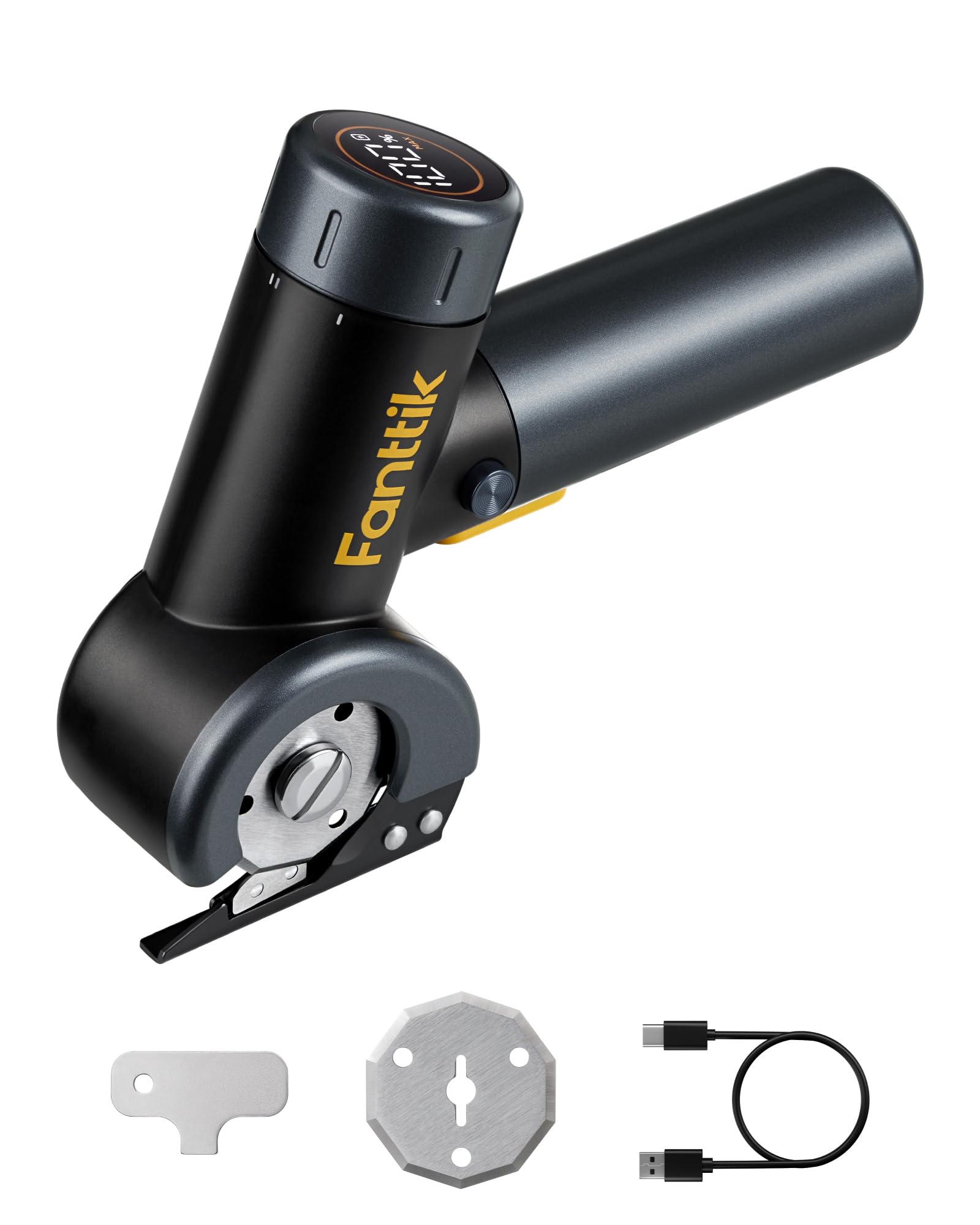 fanttik-c8-nano-electric-scissors-with-led-display-type-c-rechargeable-easyswap- image 1