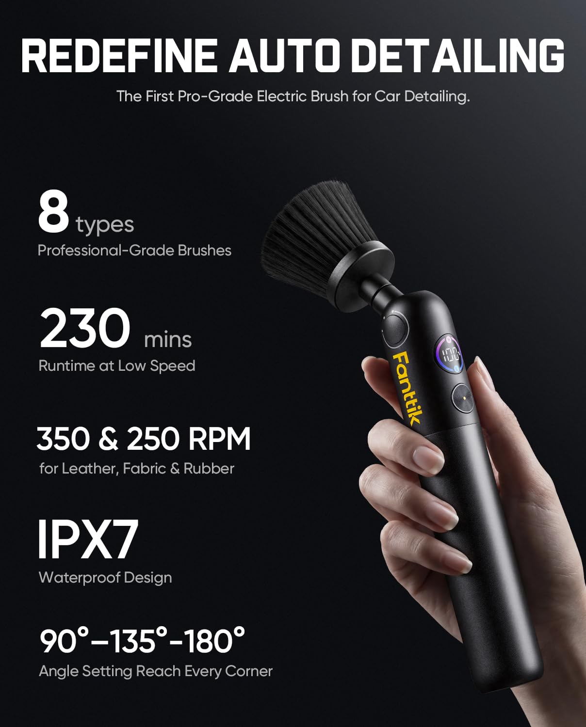 fanttik-p10-pro-mini-car-buffer-flip-g10-nano-autocare-scrubber-combo image 2