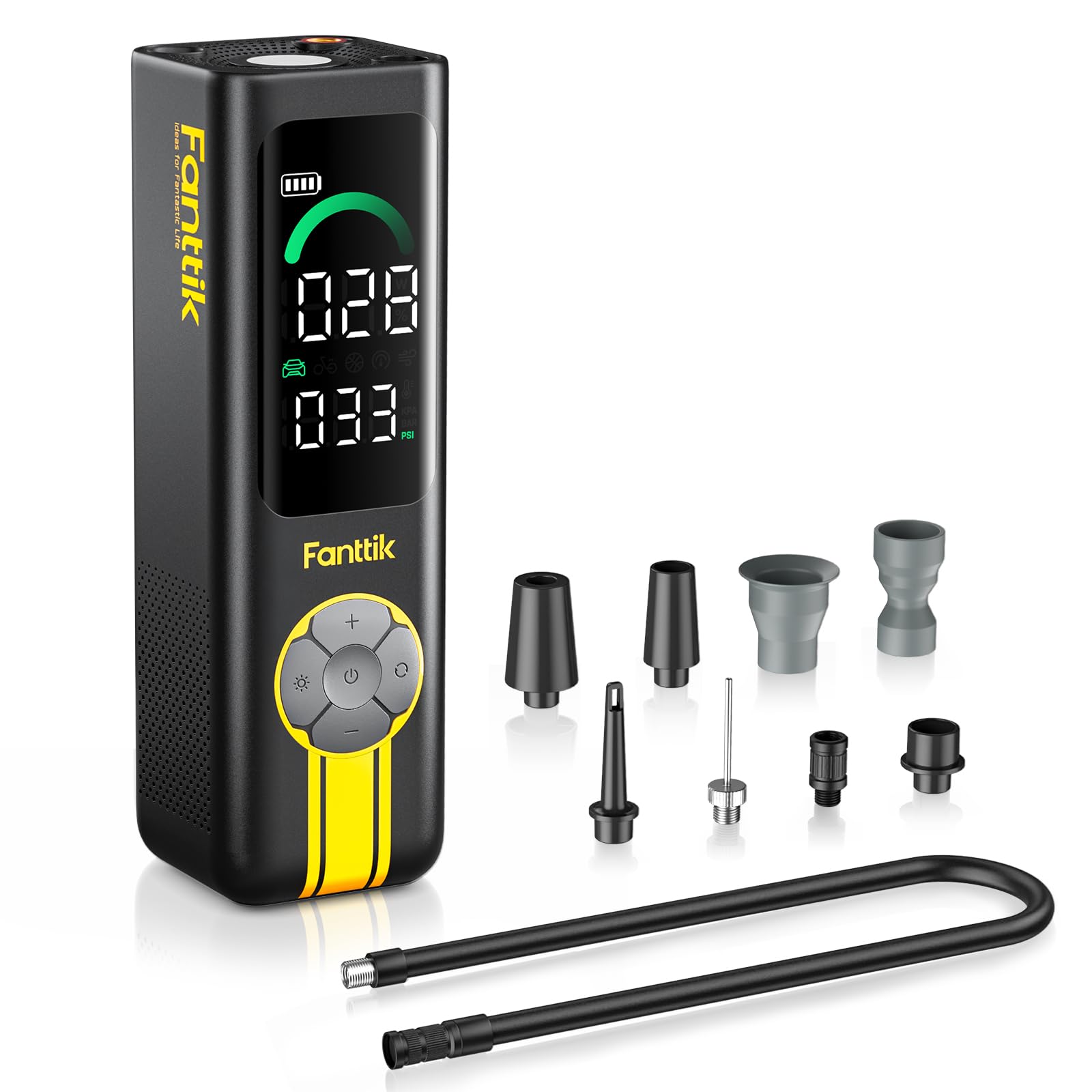 fanttik-x10-cross-tire-inflator-blower-2-in-1-cordless-portable-air-compressor image 1