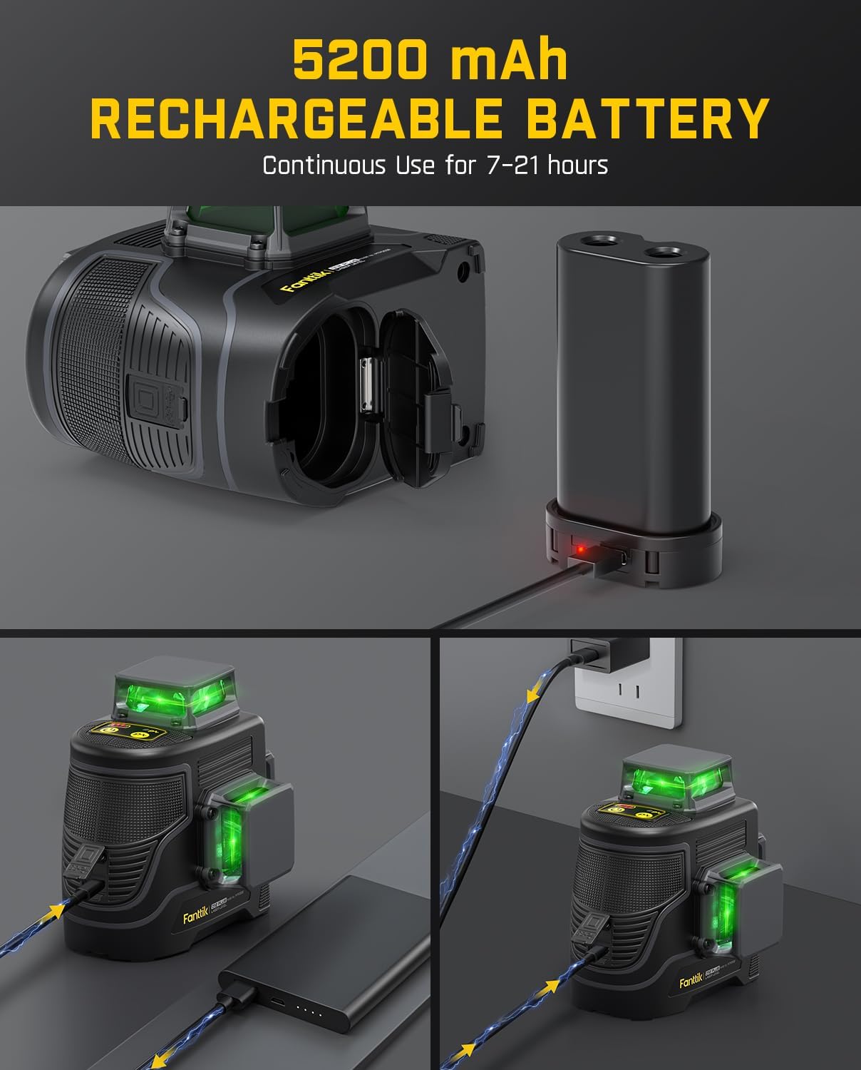 fanttik-d12-plus-3-360-green-laser-level-self-leveling-3d-cross-line-with-5200-m image 3