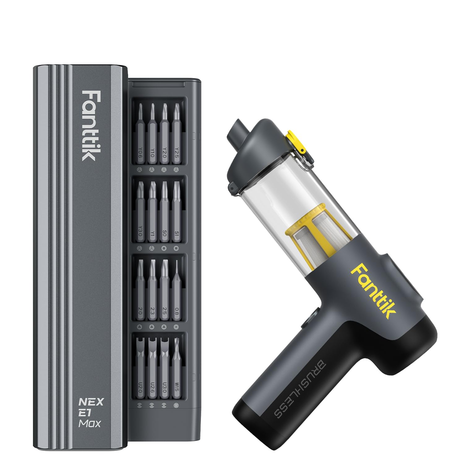 fanttik-e1-max-3-7v-mini-electric-screwdriver-slim-v9-mix-4-in-1-handheld-vacuum image 1
