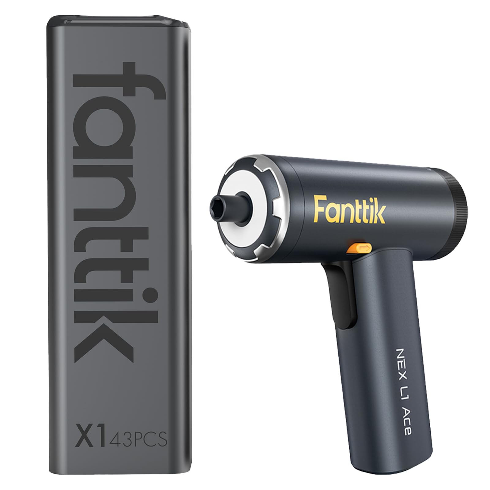 fanttik-l1-ace-cordless-screwdriver-1-4-hex-x1-43pcs-s2-steel-bit-set image 1