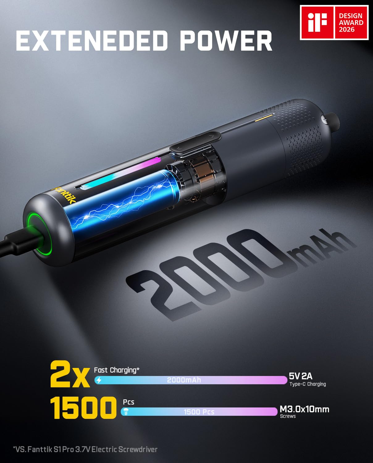 fanttik-s2-pro-electric-screwdriver-cordless-with-7-torque-settings-0-5-6-nm-20- image 5