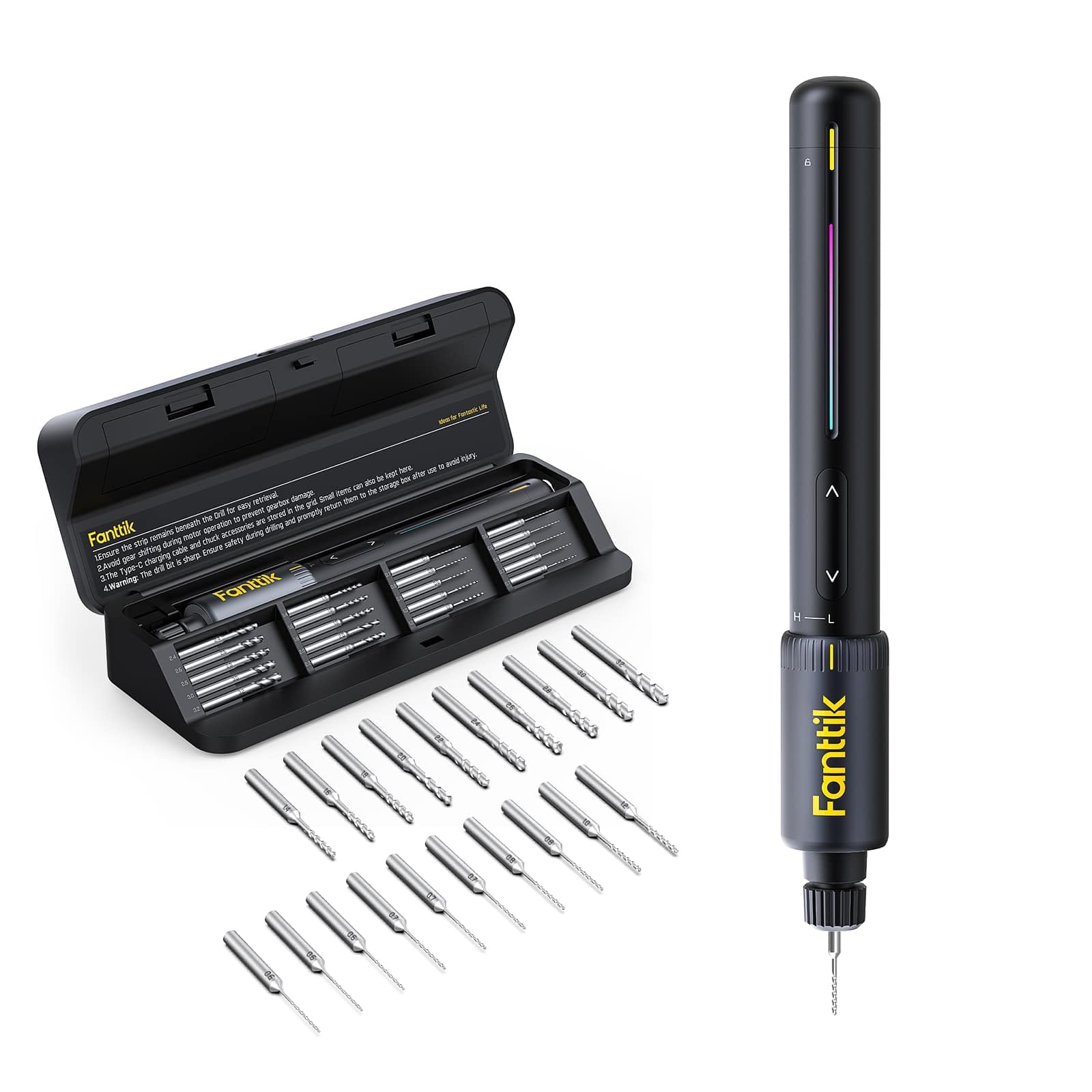 fanttik-k2-nano-power-drill-rechargeable-mini-hand-drill-kit-with-20-bits image 1