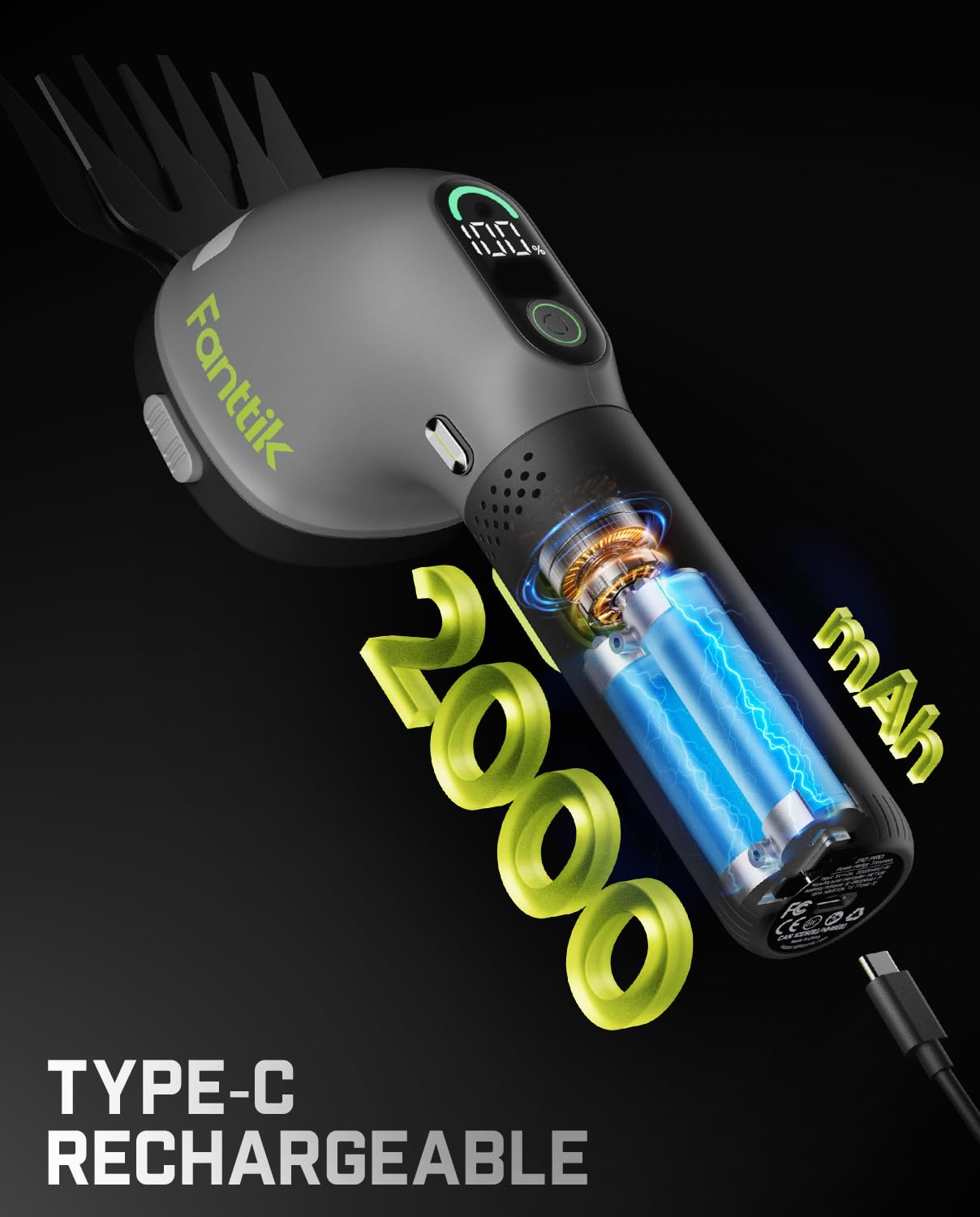 fanttik-z10-pro-cordless-hedge-trimmer-grass-shear-combo-with-battery-display-an image 8