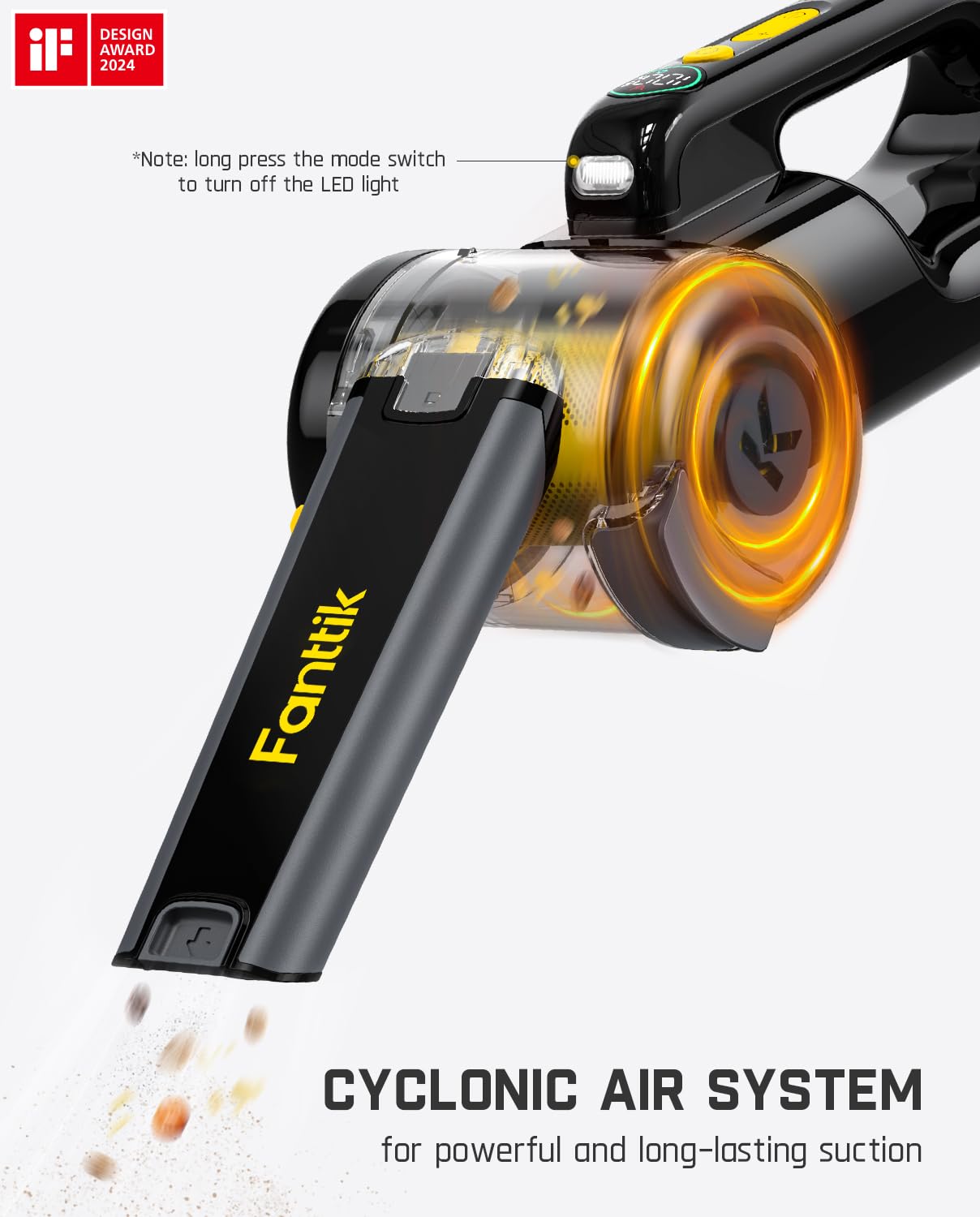 fanttik-fold-v10-apex-pivot-car-vacuum-17000pa-50aw-cordless-hand-vac-2-5h-fast- image 5