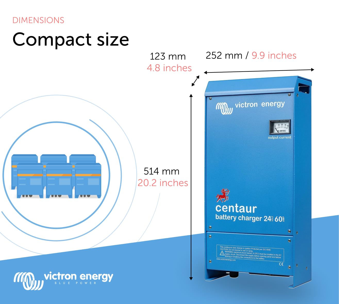 victron-energy-centaur-24v-60a-3-bank-battery-charger image 3